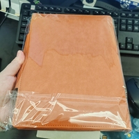 Agenda Moderna A5 de Cuero PU Suave al Tacto, con Bolsillos para Tarjetas, Carpeta con Anillas para Promoción Empresarial, Cuaderno de Hojas Sueltas con Hebilla, Regalo