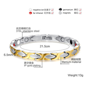 Bracelet Énergétique Quantique, Bracelet Magnétique Énergétique Scalaire Quantique Japonais, Bracelet de Thérapie Magnétique à Ions Négatifs pour la Santé, OEM ODM - Product Image 6