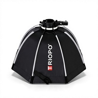 Support de fixation pour boîte à lumière TRIOPO KS 55cm 65cm, poignée pliable octogonale pour flash Godox Yongnuo