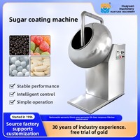 Équipement de revêtement de pilules en acier inoxydable, petite machine de glaçage au sucre, polissage de bonbons de qualité alimentaire