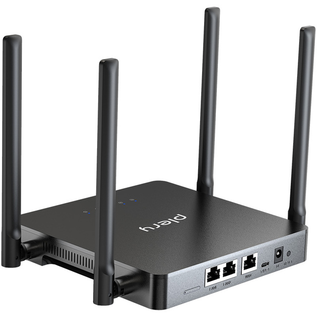 Plery R625 4G Router 300Mbps Indoor CPE WIFI 2 LAN 4 Antennas 2.4GHz Single Band Supports 5G 3G WEP Encryption for Home Use QoS
