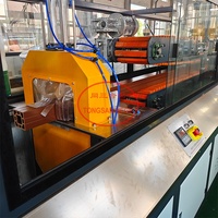 Machine à fabriquer des colonnes en plastique recyclé HDPE WPC pour l'extérieur, machine à extruder pour la fabrication de lames de terrasse en bois-plastique WPC, clôture en bois-plastique WPC, TONGSANHEGU