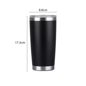 Mug de voyage durable avec logo personnalisé, 20 oz, double paroi en acier inoxydable, gobelet isotherme sous vide avec couvercle magnétique - Product Image 5