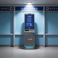 Kiosque de paiement libre-service OEM avec écran tactile, taille et couleur personnalisées, LCD sur pied pour les marques de détail