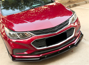 Per Chevrolet <span class=keywords><strong>Cruze</strong></span> 2017 Auto Paraurti Anteriore Labbro 3 pcs Nero Splitter Diffusore Del Labbro Del Corpo Kit Spoiler Paraurti - Product Image 5
