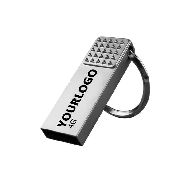2021 Hot Mini Metallo USB Flash Drive 4GB 8GB 16GB 32GB Pen Drive di Memoria Flash Scheda di Memoria del Disco USB Chiave