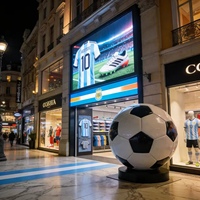 Écran LED P3.9 de 229 pouces pour mur vidéo, idéal pour les matchs de l'équipe nationale d'Argentine, articles de football, magasin spécialisé dans les jeux de football, signalisation 3.9mm