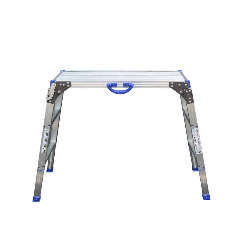 Industrial Style Aluminum Alloy Telescopic Folding Work Platforms for Workshop & Horse Stool Applications