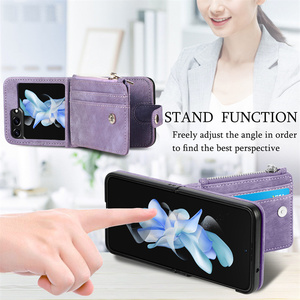 <span class=keywords><strong>เคส</strong></span>โทรศัพท์มือถือ<span class=keywords><strong>ซัม</strong></span><span class=keywords><strong>ซุง</strong></span> <span class=keywords><strong>Z</strong></span> <span class=keywords><strong>Flip</strong></span> 6 5 <span class=keywords><strong>4</strong></span> แบบกระเป๋าหนังหรูหราพร้อมซิป  พร้อมกระเป๋าถอดได้  ขาตั้ง  และป้องกันการกระแทก - Product Image 4