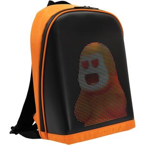 Sac à dos LED YOLOLAND, taille ordinateur portable 15,9 pouces, résistant à l'eau, design arc-en-ciel avec port USB, sac de voyage unisexe - Product Image 1