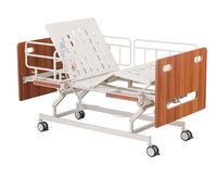 Lit d'hôpital manuel à double manivelle BesClaireMed BCM-ETF603, équipement médical en fer et métal, vente en gros du fabricant, garantie 2 ans