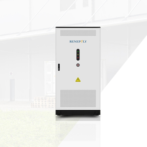 Stock européen Renepoly 125kW 257kWh LiFePO4 Batterie Armoire de stockage d'énergie BESS Refroidissement par liquide pour systèmes d'énergie renouvelable - Product Image 1