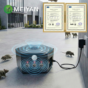 Répulsif à ultrasons avancé avec capteur PIR, efficace contre les rats et les souris, pour une utilisation en intérieur/extérieur - Product Image 1