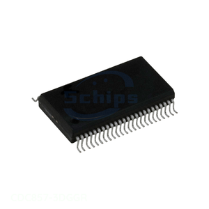Clock Timing IC 3.3V PLL CLK DRVR 48 TSSOP Electronic Component Suppliers CDC857-3DGGR Original 48 TFSOP (0.240", 6.10mm Width) - Product Image 1