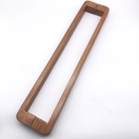 Poignées et boutons de porte coulissante en verre et acier inoxydable modernes, couleur platine