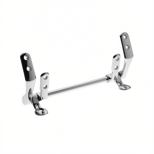Bisagras para asiento de inodoro tipo tubo francés, cromadas, 20.1 cm de largo, 9 cm de ancho - Product Image 3
