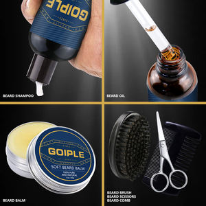 Olio per la crescita della <span class=keywords><strong>barba</strong></span> organico con etichetta privata naturale per <span class=keywords><strong>uomo</strong></span> Set per la cura della <span class=keywords><strong>barba</strong></span> prodotto per <span class=keywords><strong>barba</strong></span> con balsamo per Shampoo per ingredienti naturali - Product Image 2
