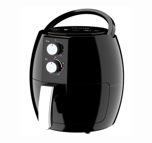 Nuevas freidoras de aire portátiles, perillas dobles, control de temperatura ajustable, capacidad de 4.5L, cesta de aceite desmontable 3,8, freidoras de aire con mango - Product Image 1