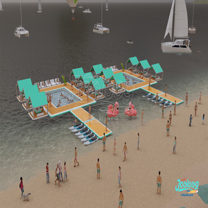 Isla Flotante Inflable Personalizada de Gran Tamaño para Parque Acuático, Equipo de Juegos Acuáticos - Product Image 3