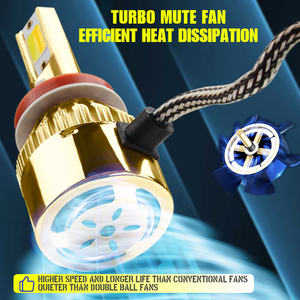 Haizg Auto Accessoires Dubbele Kleur C6 Led Koplampen H1 H3 H7 H11 9005 880 9004 9007 Led Light 3000K + 6000K Led H4 Koplamp - Product Image 4