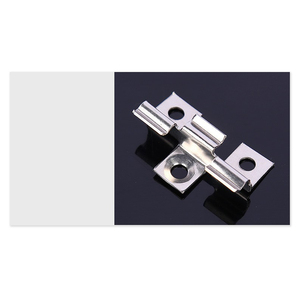 Faible coût 50X35Mm Anti Vibration En Acier Inoxydable 304 Bois <span class=keywords><strong>Pvc</strong></span> Support De Fixation Murale Wpc Panneau Boucle Clips - Product Image 6