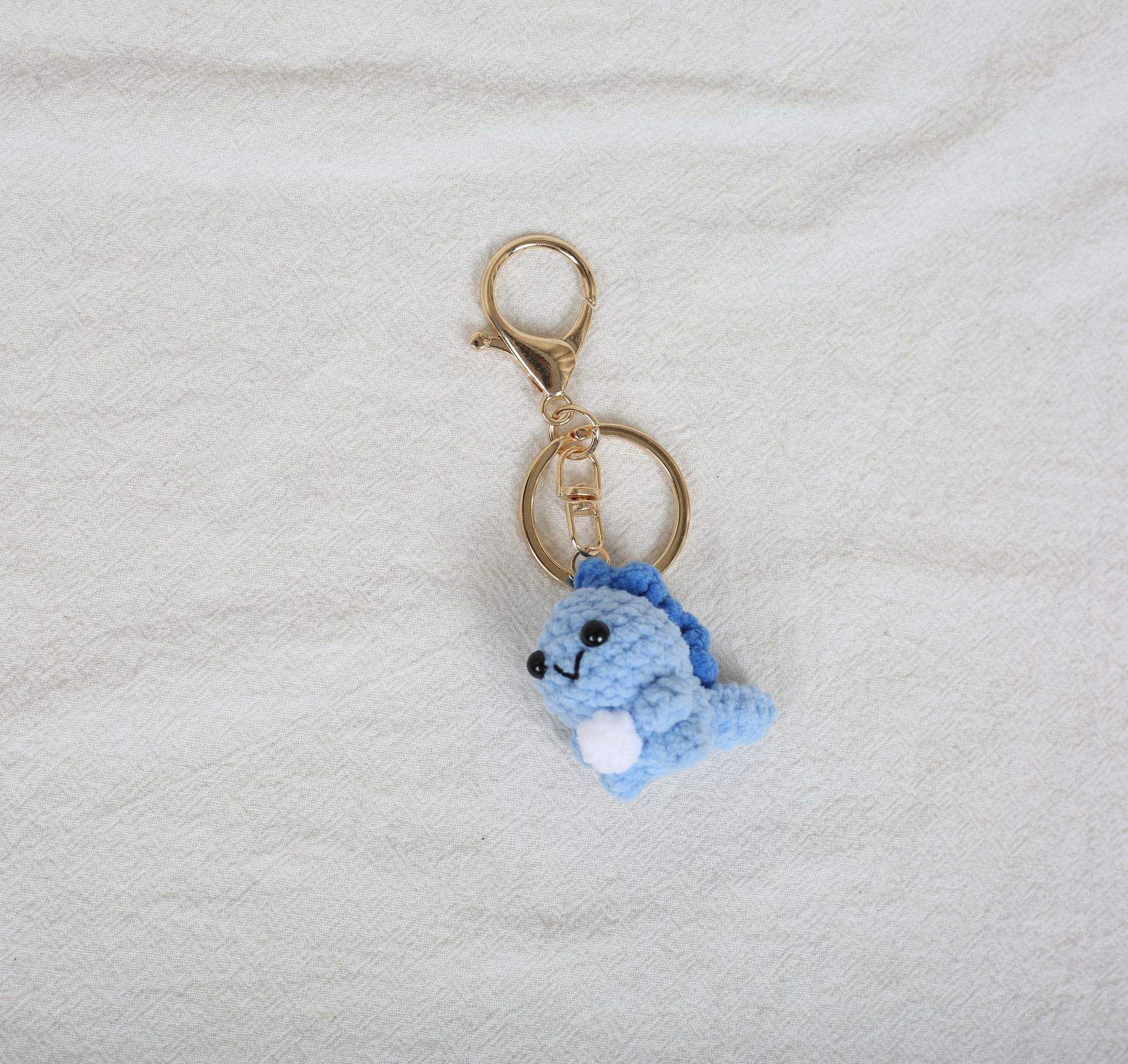 Mini Dinosaure crochet Porte-clés 4