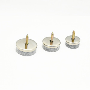 Clavos de fieltro Disiwei con base niquelada y almohadillas protectoras para muebles - Product Image 4