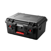 YH428A Boîte de rangement multifonctionnelle en plastique épaissi, étanche à l'humidité, avec fermeture à rabat, pour appareils numériques