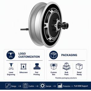 ANGYANG S60X Motor BLDC de 500W de Alta Eficiencia para <span class=keywords><strong>Bicicleta</strong></span> Eléctrica/Scooter, con Llanta de 10 Pulgadas - Product Image 1