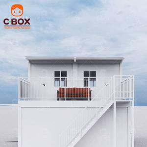 Cbox Casa Contenedor Desmontable, Unidad de Vivienda, Bar, Hotel, Edificio Móvil Modular, Villa Moderna Prefabricada de 2 Pisos Personalizada - Product Image 4