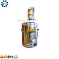 Professionele Groente Essentiële Olie Maker Machine 10L Thuis Essentiële Olie Distillateurs Olie-extractie Machine Koper Distillatie