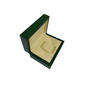 Wooden <b>Watch</b> Box Rectangle Custom Made Flip Top Protective Storage <b>Case</b> For <b>Watch</b> Display Packaging - Product Image 1