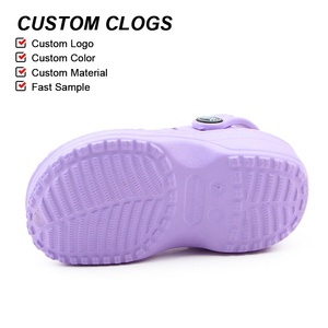 OLICOM Vente <span class=keywords><strong>en</strong></span> gros Sabots personnalisés avec logo pour filles, chaussures pour enfants, jolies fleurs, EVA souple, antidérapants, confortables, respirants, sabots pour piscine et plage - Product Image 5