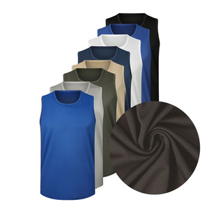 Logo réfléchissant personnalisé gilet de course Performance O cou séchage rapide Sport T-shirts hommes Gym sans manches <span class=keywords><strong>Trail</strong></span> Running gilet Singlet - Product Image 1