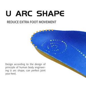 It Has Good Damping Effect The 3D-printed High Arch Sports Insole