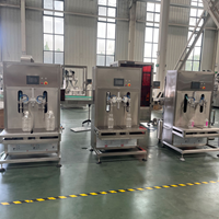 Laveuse semi-automatique motorisée 10025kg à double buse haute précision pour huiles comestibles, liquides de lavage et huiles lubrifiantes de qualité alimentaire