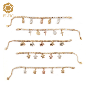 Bracciale Elfic in Acciaio Inossidabile con Pietra Blu a Forma di Elefante, Gioielli da Donna e Uomo, Idea Regalo di Natale, Protezione dal <span class=keywords><strong>Male</strong></span>, Vendita all'Ingrosso - Product Image 2