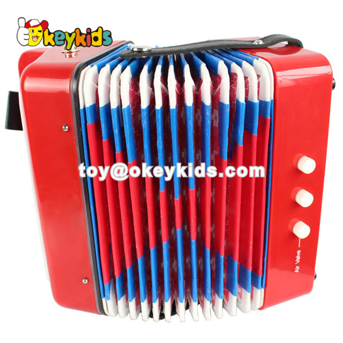 ホット販売子供のおもちゃ木製ミュージカルアコーディオン楽器