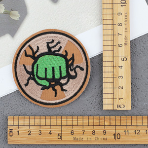 Dibujos animados ordenador bordado marca dinosaurio capítulo figura bordado tela Ropa Decoración parche insignias - Product Image 4