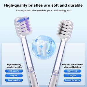 Brosse à dents électrique sonique intelligente rechargeable personnalisée avec fonction de blanchiment, étanche IPX7, poils souples, pour adultes et enfants - Product Image 5