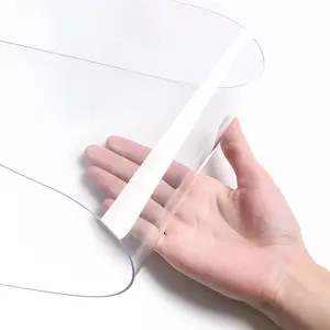 Bester Preis Glatte Tür 2mm industrielle super klare PVC flexible Streifen Vorhänge Kleiderbügel Schiene Kunststoff platte