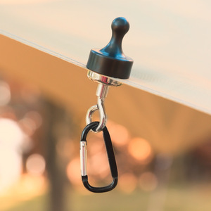 Hike Mount Magnetic <b>Hook</b> Metal Strong <b>Magnet</b> For Tents Tarpaulins Camping Lights Outdoor Use - Product Image 3