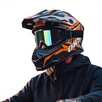 Nouveau casque de moto tout-terrain certifié DOT en ABS pour hommes et femmes, idéal pour le cyclisme en montagne, les rallyes, respirant, pour adultes et le karting
