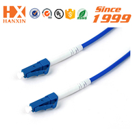 Conector rápido de fábrica OEM Hanxin 22 años de experiencia 9/125 SM Simplex Duplex 1m 2m 3M 5M Cable de conexión de fibra óptica SC LC FC FTTH