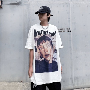 Camiseta Personalizada de Verano para Hombre, de Lujo, 100% Algodón, Talla Grande, Cuello Redondo, Informal, Impresión DTG, Estilo Oscuro, Camiseta Artística - Product Image 4