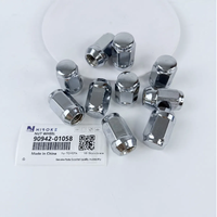 Niboke M14x1.5 HEX 21 Écrou de roue chromé pour Land Rover, Discovery, Range Rover 90942-01058 90942-02049
