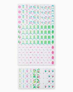 High-end Customized Tortoise Design Acrylic Mahjong <strong>Tiles</strong> Four-<strong>layered</strong> Engraved Mahjong Set <strong>Tiles</strong> - Product Image 5