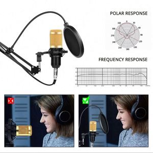 Microphone à condensateur professionnel <span class=keywords><strong>pour</strong></span> diffusion en direct, ensemble de carte son V9 <span class=keywords><strong>pour</strong></span> webcast, diffusion en direct, enregistrement, équipement de <span class=keywords><strong>podcast</strong></span> - Product Image 4