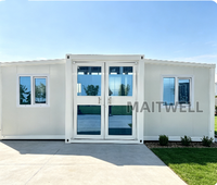 Maison Conteneur Préfabriquée Moderne 20ft/40ft – Maison Modulaire Pliable Transfrontalière pour Habitation Mobile