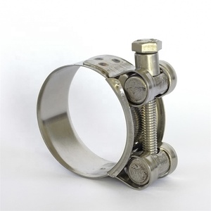 Abrazadera Europea de Alta Resistencia de un Solo Perno Ajustable de Acero Inoxidable - Product Image 3